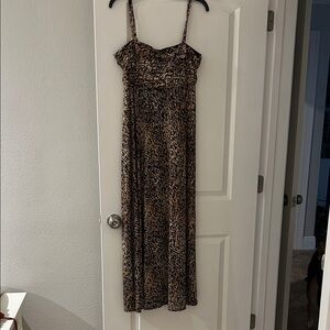 R&K Animal Print Maxi Dress